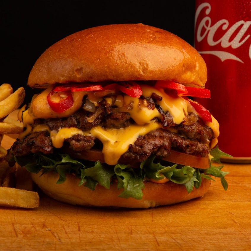Hamburgare med habanero 