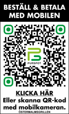 QR kod för att beställ & betala med mobilen