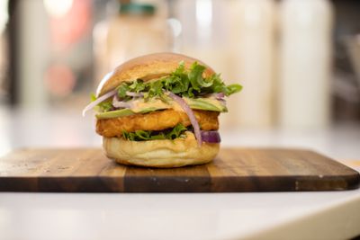 Halloumihamburgare 