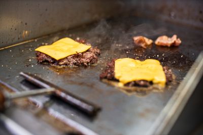 Cheese hamburgare